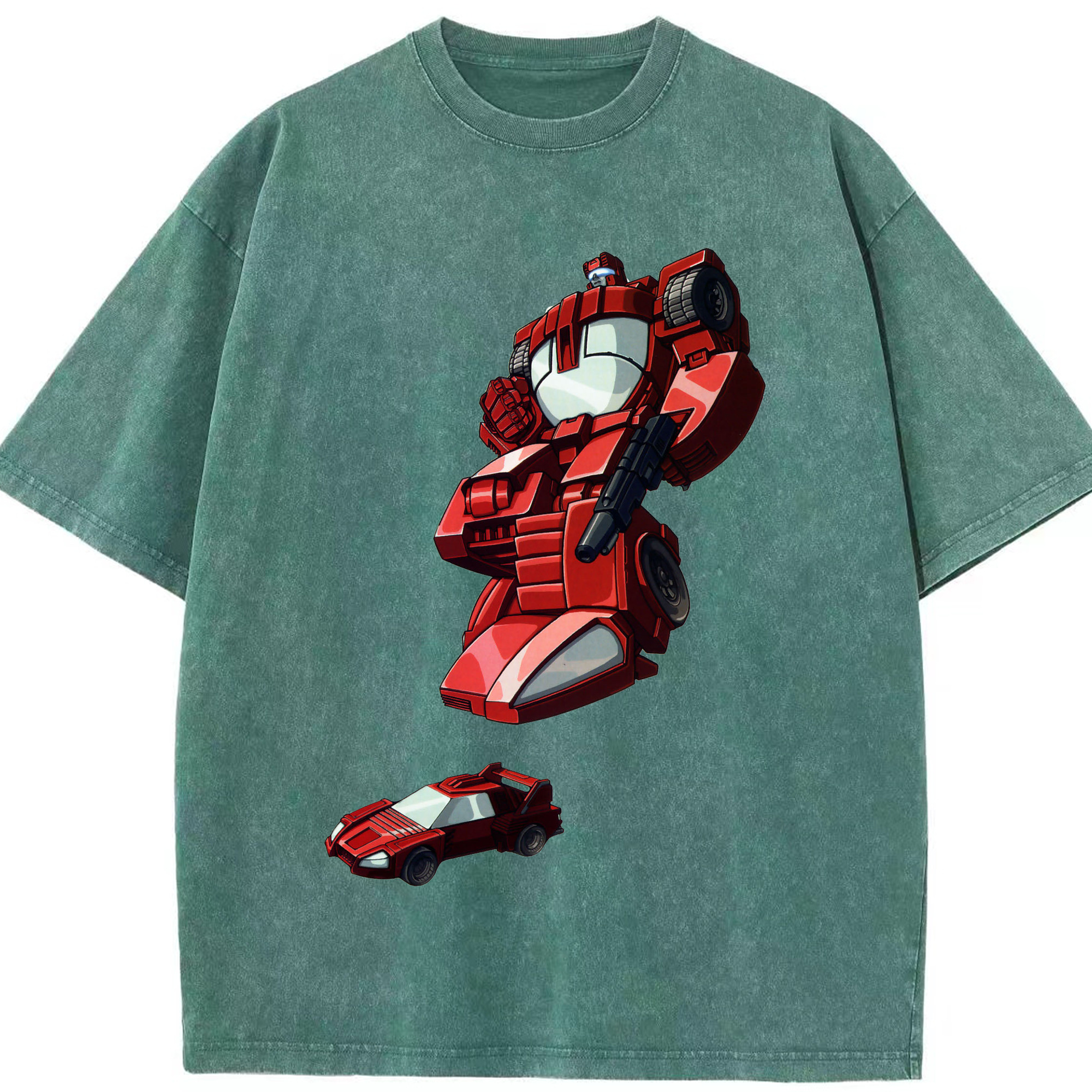 （画像用）  綿100% ヴィンテージ風 半袖Tシャツ（フロントプリント）